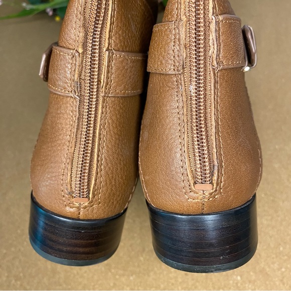 Tory Burch Claire 20MM Riding Boot Tumbled Leather Size 5.5 - Picture 9 of 16